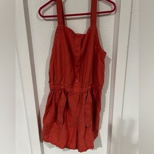 Pink short romper old navy